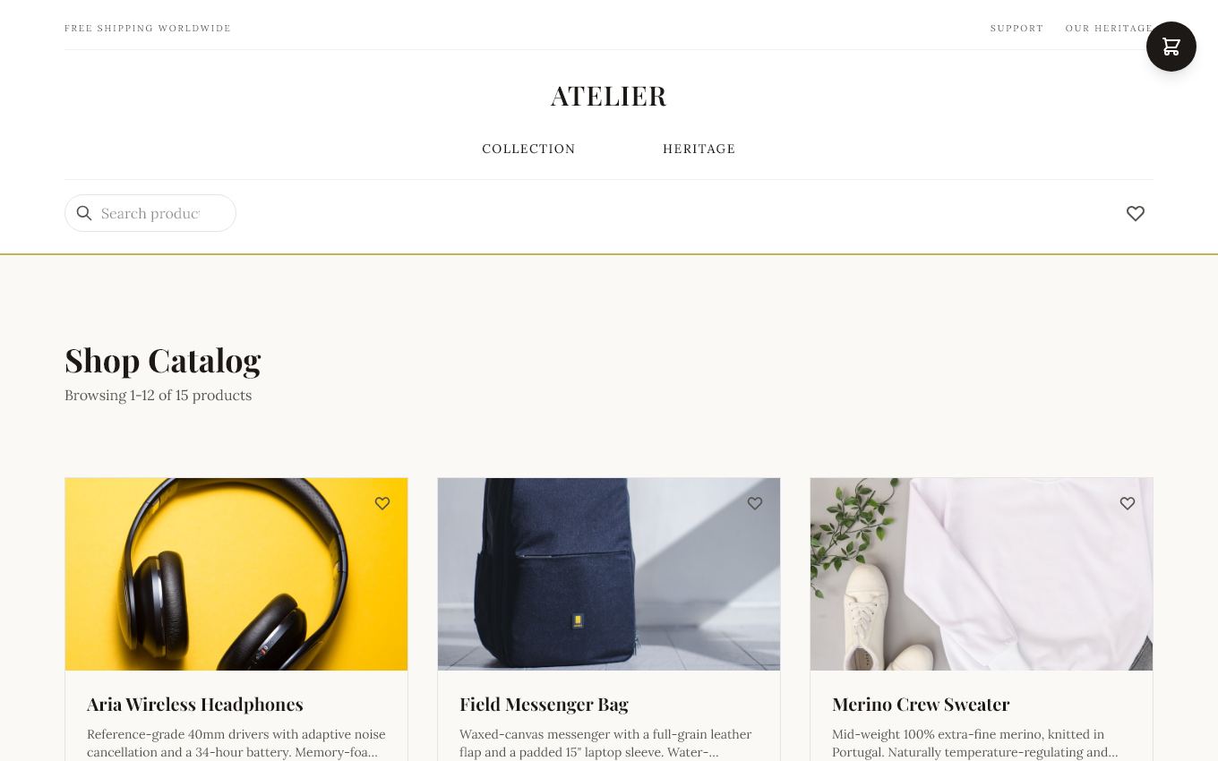 Demo Atelier